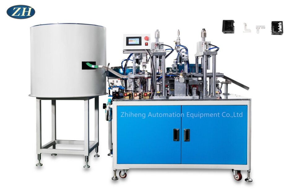 Automatic Riveting Machine For Static Contact Piece And Moving Contact Frame Line Consistency