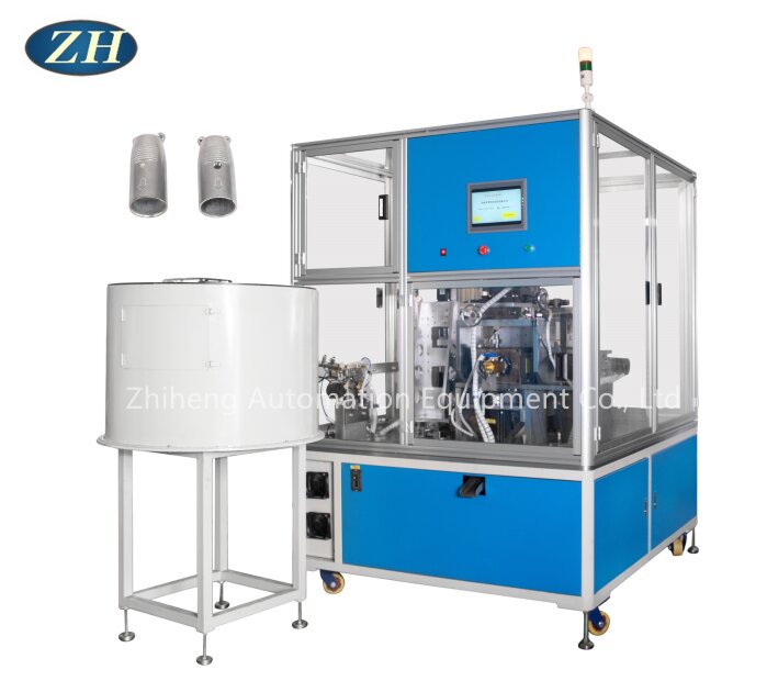 Automatic Zinc Shell Edge Milling And Tapping Machine Line Consistency