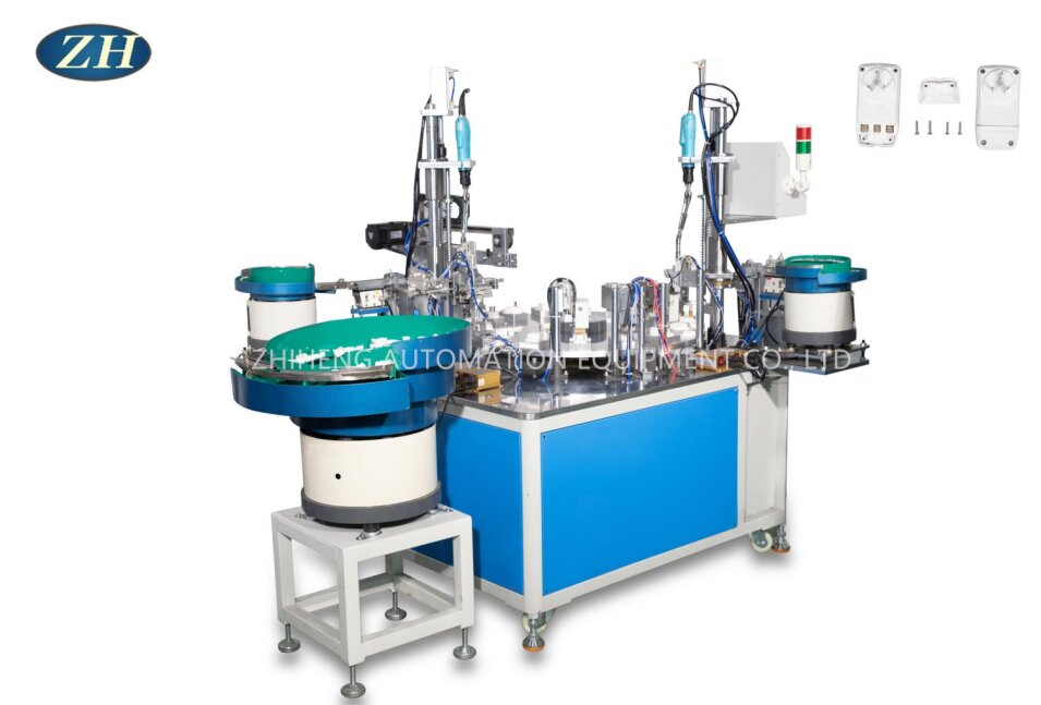 High Degree Of Semi-Automatic Leakage Protection Plug Test Screw Machine Line